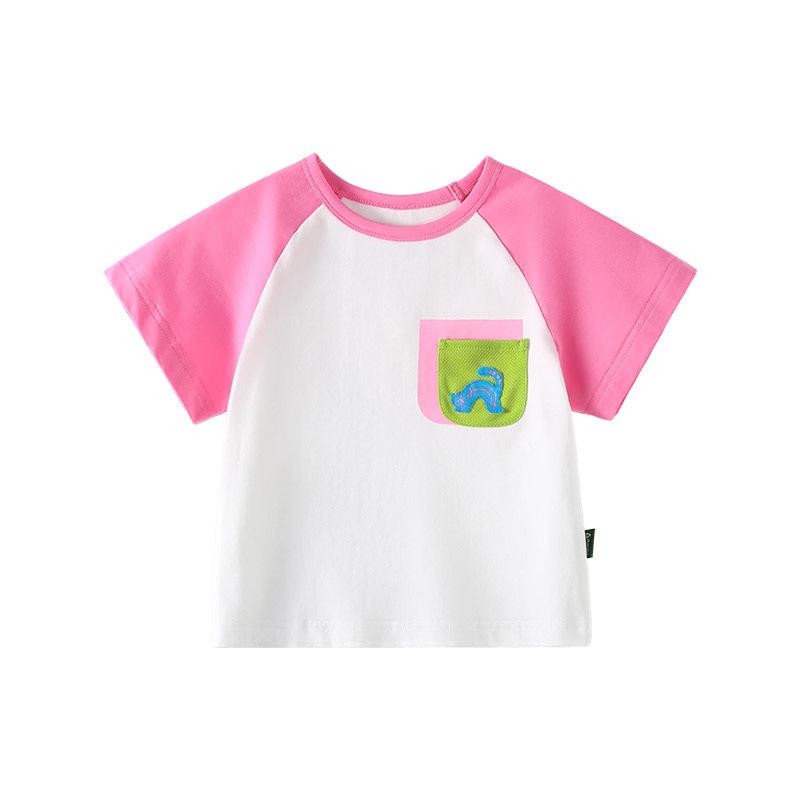 2025 Summer Girls' Cartoon T-Shirt - Short Sleeve, Cute Design
