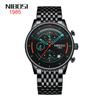 Fashion Brand Casual Simple Multi-Function Chronograph Watch Stainless Steel Quartz Watch