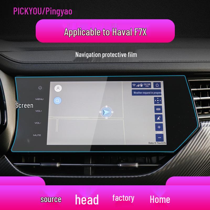 Tempered Film for Great Wall Haval F7/F7X/F5/Xiaolong MAX Navigation & Console Screens