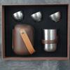 Luxury Pure Titanium Kung Fu Tea Set with High-End Teapot & Gift Box