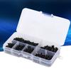 300pcs M3 Cross Round Head with Washer Carbon Steel Screw Bolt Assortment Set