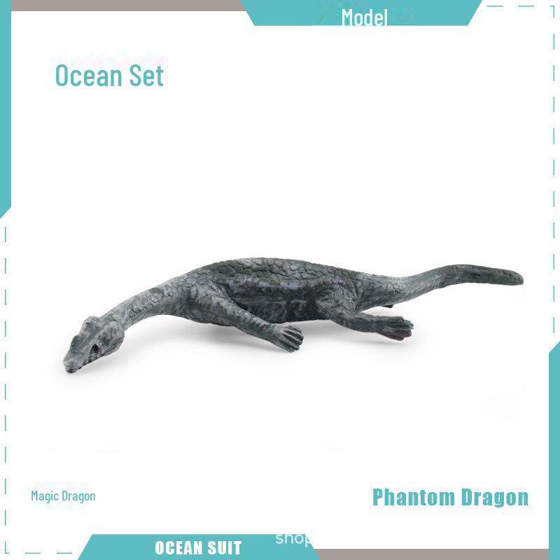 Marine Animal Model Set: Shark, Turtle, Dolphin, Whale, Penguin, Crab, and Seabed Creatures