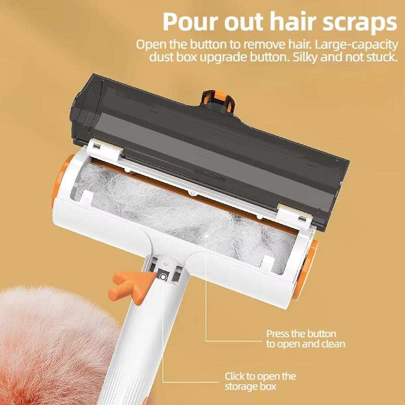 Multifunctional Pet Curler Portable Washable Hair Removal Brush Efficient Household Dog and Cat Roller Hair Stick Tool