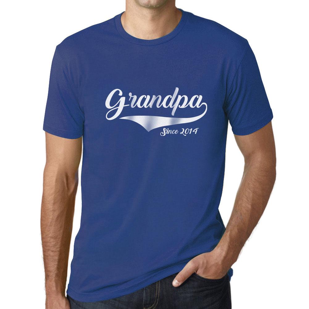 ULTRABASIC - Men’s Graphic T-Shirt Grandpa Since 2014 T-Shirt Funny