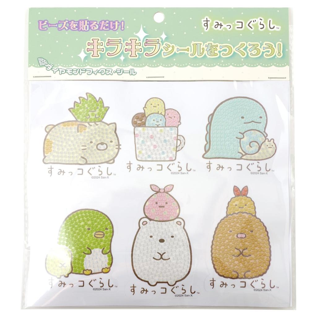 Tokyo Trading Diamond Fix Sumikko Gurashi Set of 6 55 X 79 Stickers, Designs, Mm, DFSC-SG001
