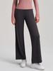 High-Waisted Drape Yoga Pants - Wide-Leg, Slimming, Straight-Leg Design for Fitness