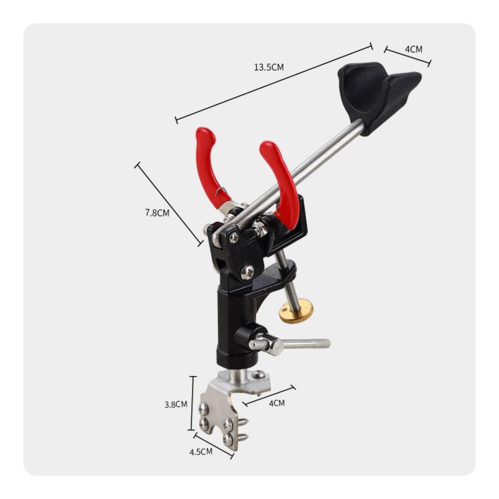 Fishing Accessory Compact Boat Rod Holder with Clamp Base Heavy Duty |