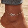 Retro Multi-layer Butterfly & Star Fishbone Women's Tassel Anklet Set