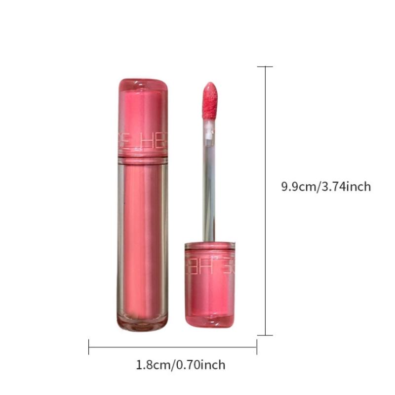 Mirror  Lip Gloss Makeup Water Light Glass Lip Glaze Plumping Waterproof Jelly Lip Tint Lipstick Moisturizing Beauty Lips
