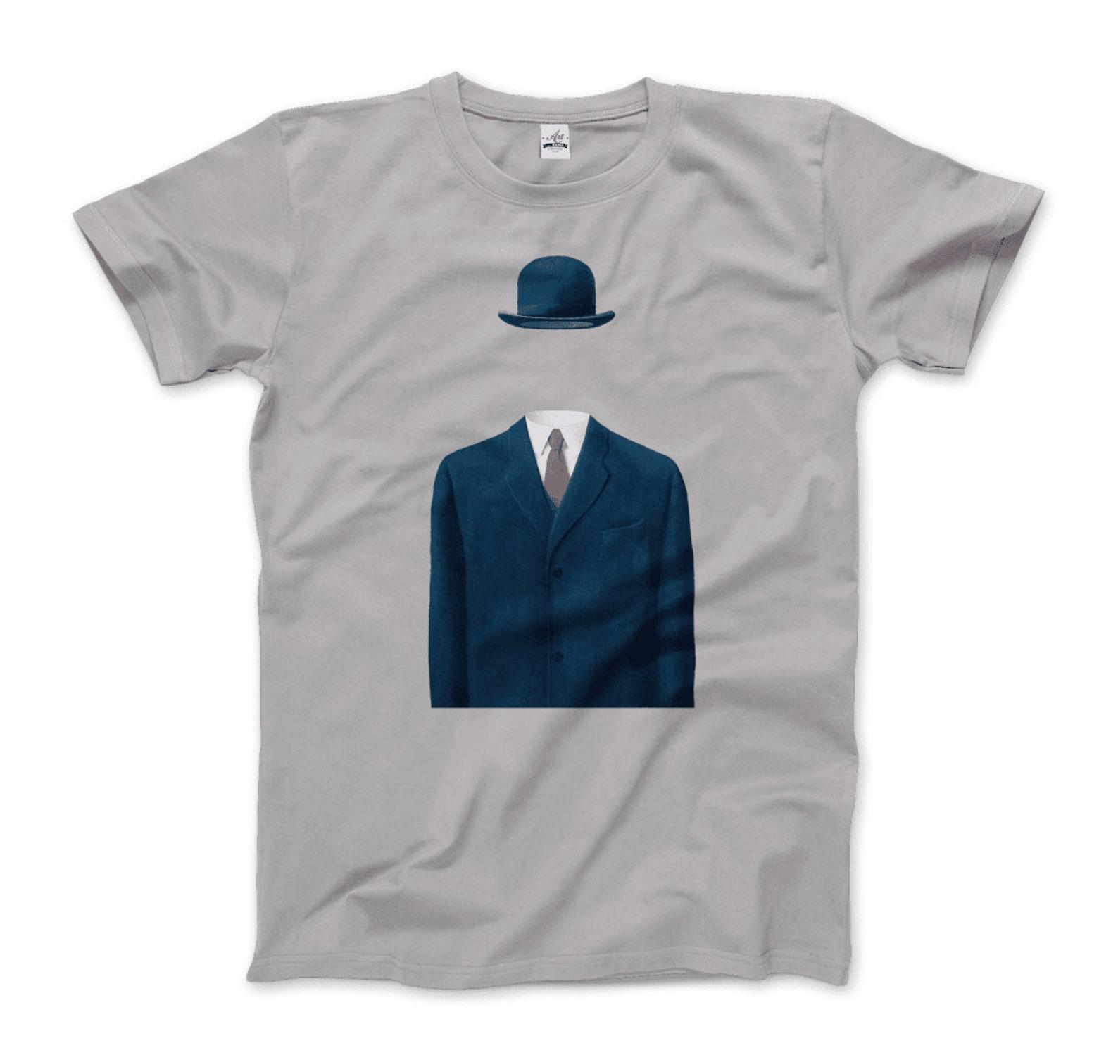 Man in a Bowler Hat Artwork T-Shirt 4XL