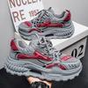 Chunky Sneakers Four Seasons New Breathable Light Soft Sole Anti Slip Outdoor Walking Shoes Fashion Cusual Running Sports Shoes