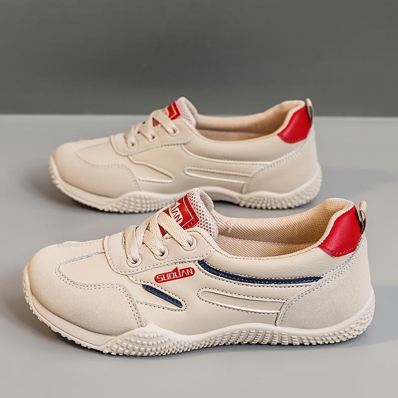 Women's White Sneakers New Spring Hot Thick-Soled Shoes Non-Slip Soft Sole Versatile Casual Sneakers