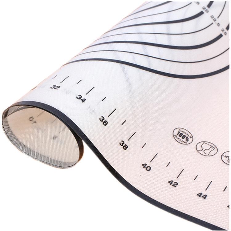 Platinum Silicone Non-Slip, Non-Stick, Heat-Resistant Baking & Rolling Pad