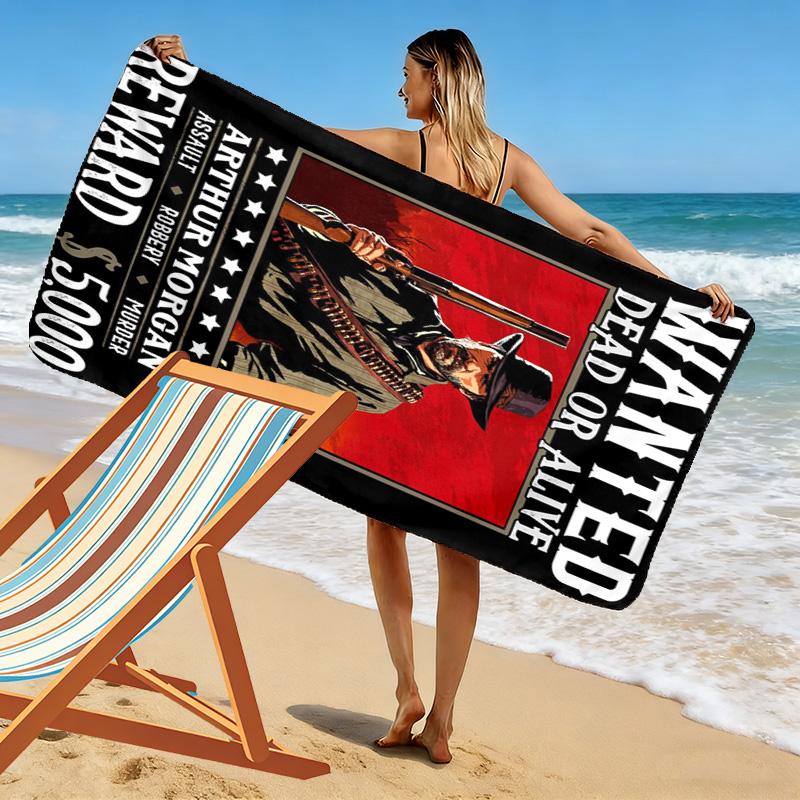 Dead or Alive 2D Flat Print Beach Towel, Large Soft Quick Dry Towel for Beach Camping SwimmingXSTJ0915548