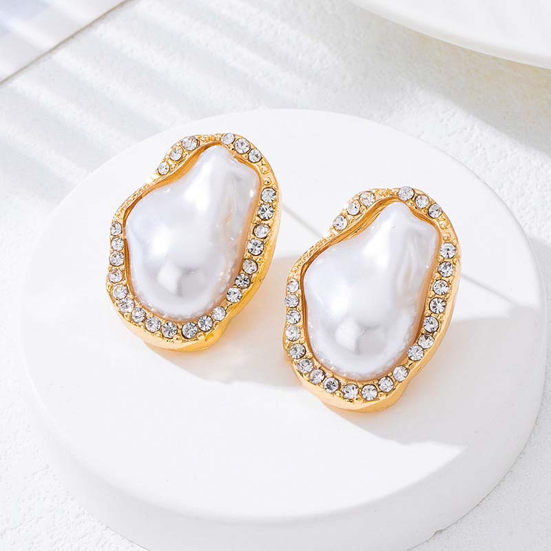 Vintage Colorful Resin Drip Oil Stud Earrings for Women Girls Fashion Crystal Irregular Geometric Earrings Jewelry Accessories