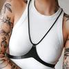 Women'S Y2K Strappy Belt Adjustable Black Bra Harness For Daily Outfits & Party