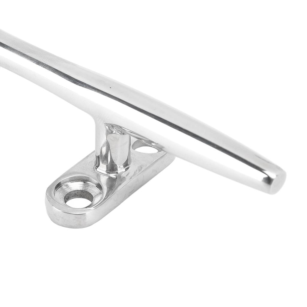 Boat Cleats 4pcs Boat Mooring Cleats Durable Stainless Steel Dock Cleats for Marine Yachts Inflatable Yachts Business Yachts (6")
