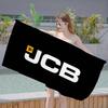 Bagger J-JCB Logo Anime Strand Handtuch Weiches Saugfähiges Waschlappen Kindergeschenke für Kinder Reisen Camping Fitnessstudio
