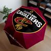 football Cavaliers Logo Umbrella 8-Frame for Travel, Camping, Casual Lightweight Portable Umbrella, Essential for Every Family Holidays Gift