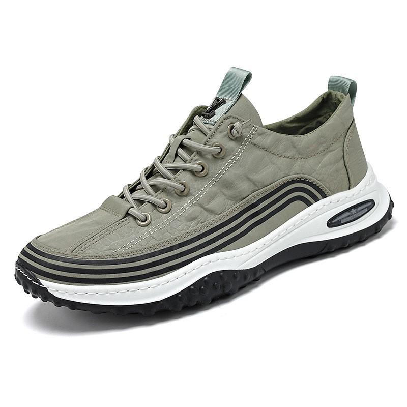 Men'S Spring Autumn New Breathable Ice Silk Cloth Shoes Trend Men'S Casual Shoes All Match Sports Shoes  M1201
