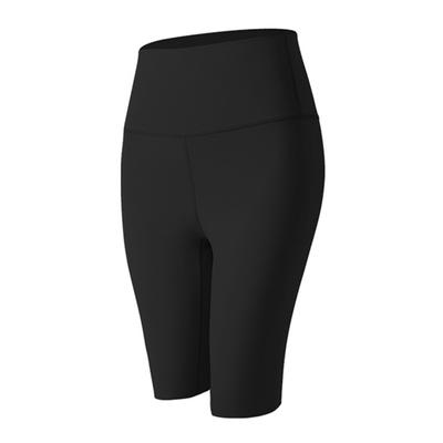 Jóga rövidnadrág karcsú, nagy rugalmasságú hasszabályozás varrat nélküli gyors száradás, kiürülés elleni expozíció elleni fenék megemelt puha