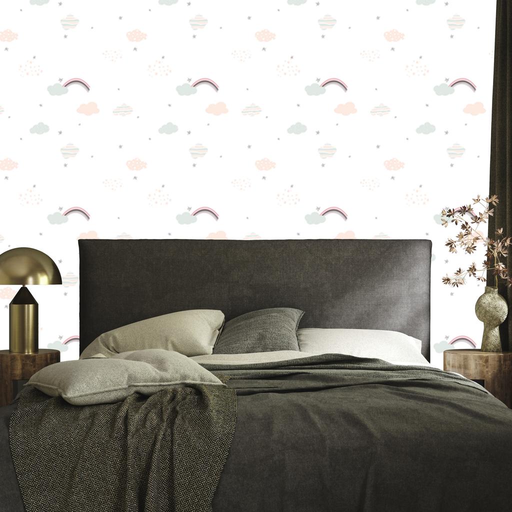 Stars, Rainbows and Clouds Wallpaper for Living Room and Bedroom 50x1000