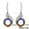 Recommended Beautiful, Unique And Simple Peacock Shape Earrings, Earrings, Colorful Creative Earrings