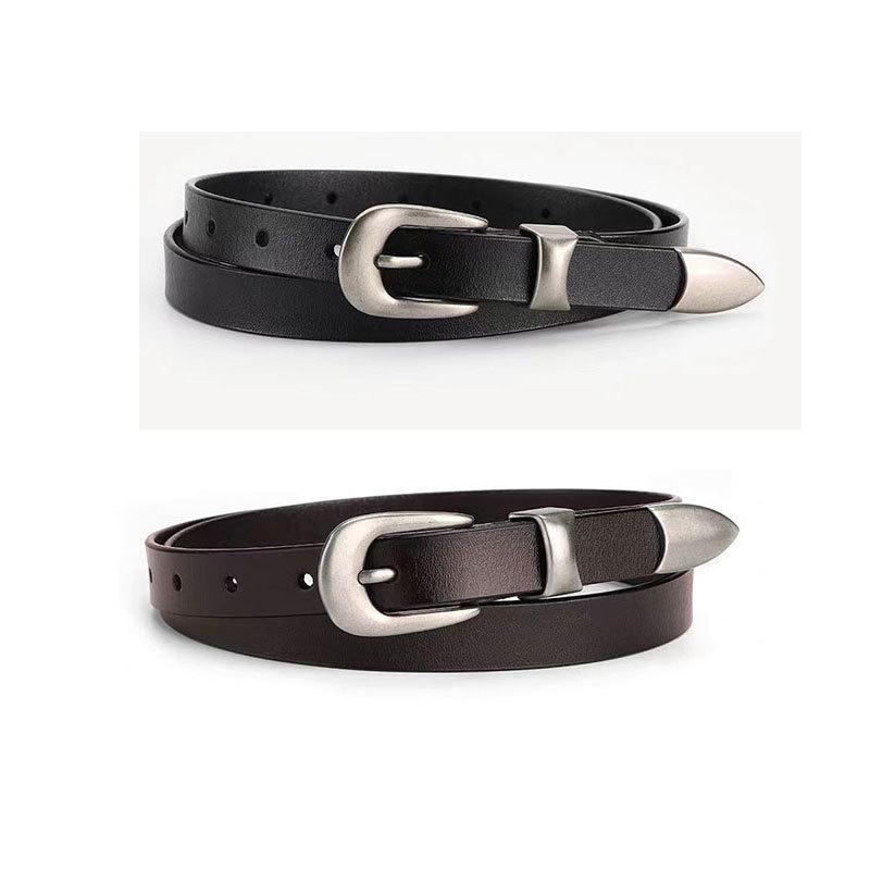 Women's Fashion Belts, Formal Office Work Belt for Dress Jean Women, Thin Belt  for Girls