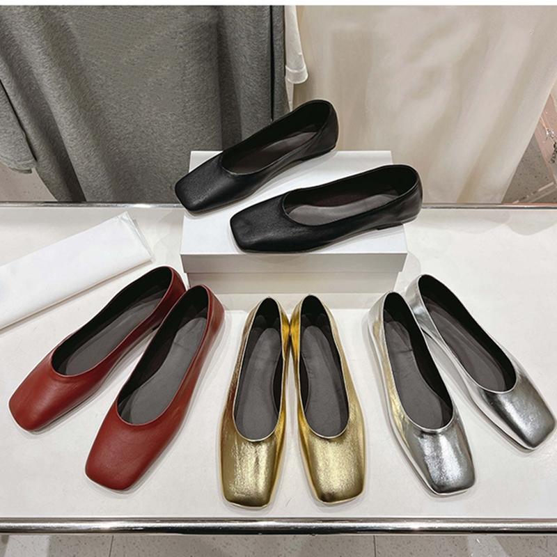 Fashion AIYUQI 2025 New Square Toe Women's Flat Shoes Slip-on Mary Jane Female Shoes Large Size Ballet Loafers for Women