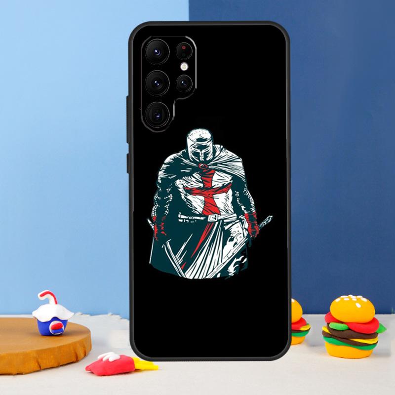 

Christian Templar Knights Phone Case For Samsung Galaxy S25 S24 Ultra S9 S10 S20 S22 S21 S23 Plus S24 FE Cover Coque Galaxy S24 FE