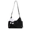 2024 Retro Large-Capacity Women's Contrast Color Shoulder Bag - Autumn/Winter Commuter Pillow Messenger