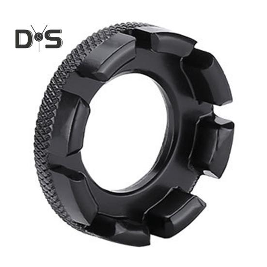 

Инструмент для гаечного ключа для спиц велосипеда, стальной инструмент для обода спиц велосипеда, гаечный ключ для регулировки и ремонта натяжения колес велосипеда чёрный