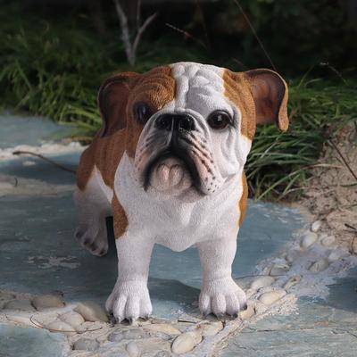 French Bulldog and Shar Pei Dog Statues: Creative Ornaments for Garden, Doorway, or Courtyard Decoration