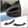 Car Side Door Handle Cover Trim For Smart ForTwo 2007-2015 Carbon Fiber ABS 2PCS
