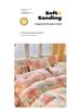 2025 Winter Milk Velvet Bedding Set: Fresh Coral Fleece & Flannel Duvet, Bed Sheet, Pillowcase