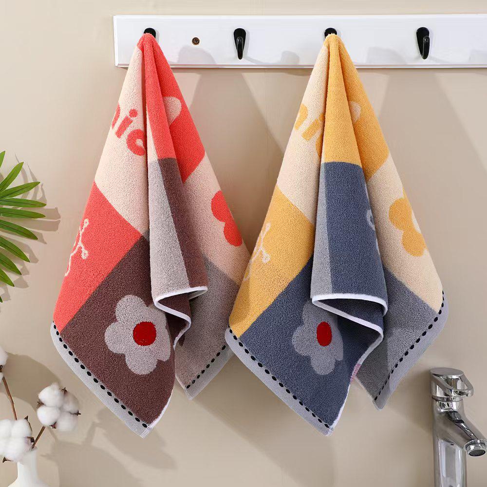 Gift Box: Soft, Absorbent Pure Cotton Face Towels – Large, Lint-Free for Adults, Couples, and Labor Protection.