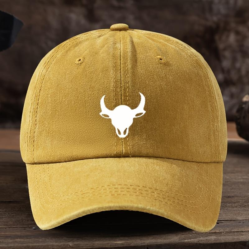 Fun Cow Head Print Baseball Hat Unisex Outdoor Fashion Versatile Peaked Hat Trend