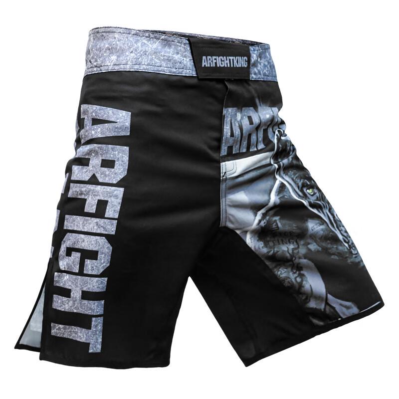 MMA Kamp Herren Schnelltrocknende Elastische Trainingsshorts - Verschleißfest für UFC, Boxen, Fitness