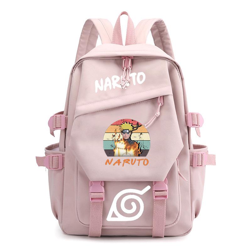 Animation peripheral junior high school backpack cross-border new large-capacity backpack computer bag