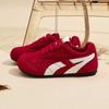 Red lightweight casual shoes women's autumn new niche design retro sports board