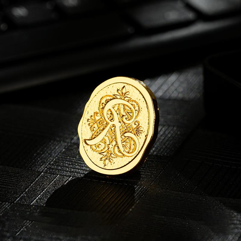 Retro Sealing Wax Stamp Head 26 Letter A-Z Alphabet Seals Stamp Set Tools Post Decor Antique Alloy Seal Head Wedding Craft Gift