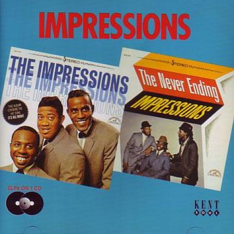 

CD IMPRESSIONS - The Impressions / The Never Ending CDKEND126 Kent Soul 1995 UK Soul/Funk