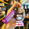 Cartoon Sanrio Keychain Kurumi Melody Hanging Decorations Cute Schoolbag Keychain Doll Small Gift Personalized Gifts Y2k Fashion