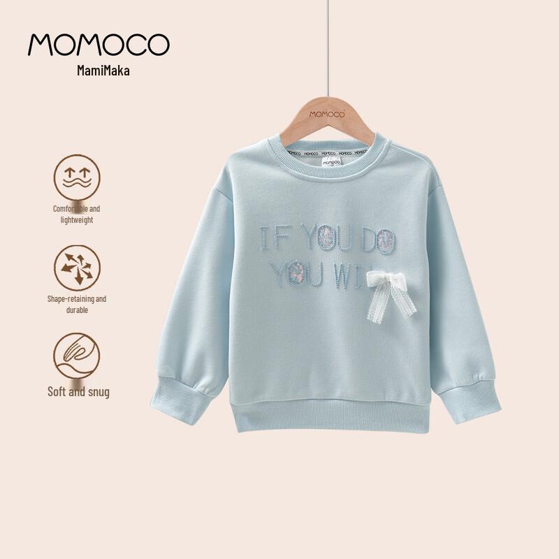MOMOCO Girls  Versatile Long-Sleeve Sweatshirt 90