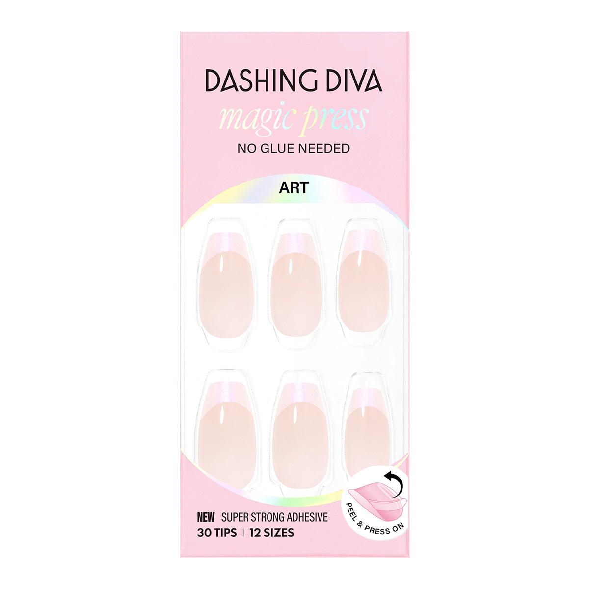 

DASHING DIVA Magic Press Выбор ногтей/педикюра Pearl French