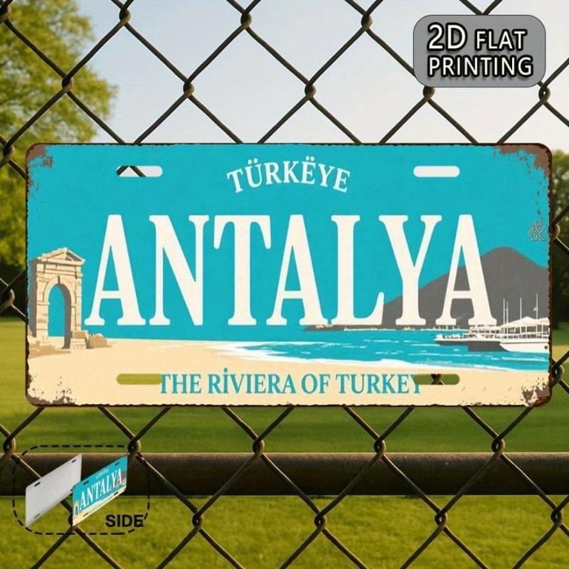 Metal Wall Sign Home Decor 15x30cm