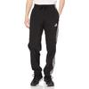adidas Pantaloni da allenamento dritti larghi a righe da uomo Neri GK8982