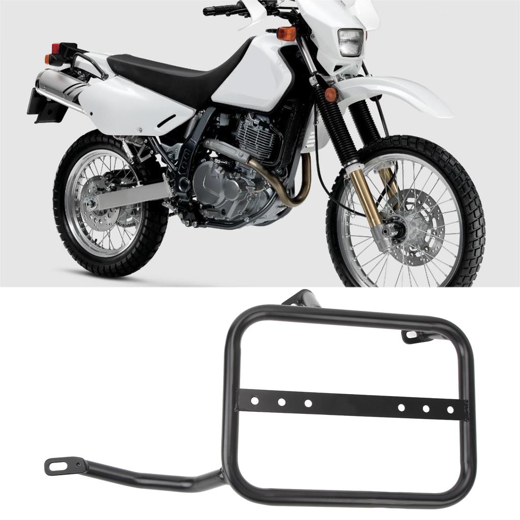 Motorcycle Saddlebag Support Rack Left Side Bag Mount Bracket Replacement for Suzuki DR650 1996 To 2023 Black