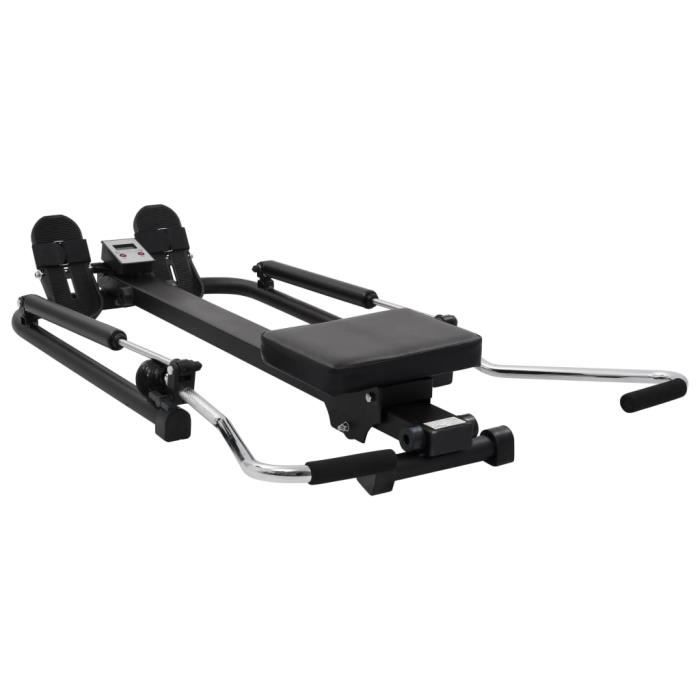 VidaXL Rowing Machine 5 Levels of Hydraulic Resistance