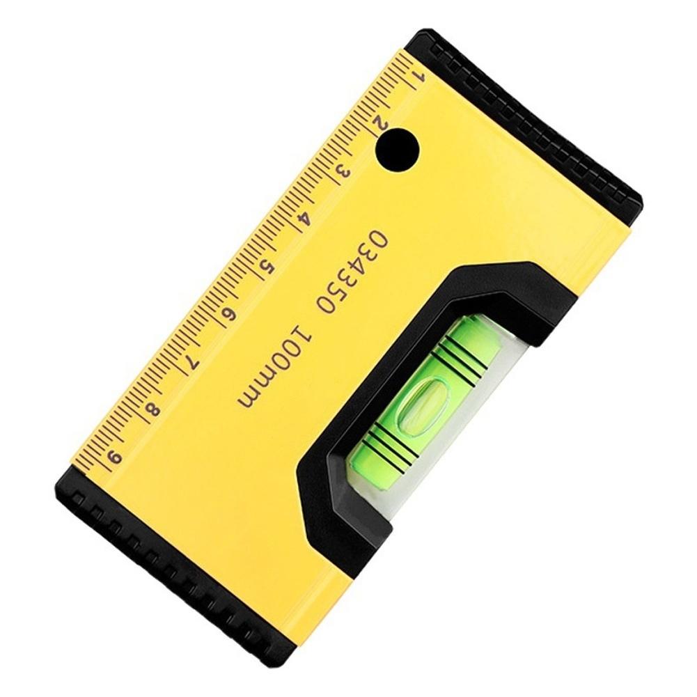

Aluminum Alloy Magnetic Level Measuring Tool For Leveling And Measuring Includes Horizontal, Vertical, 45-degree Angle Bubbles